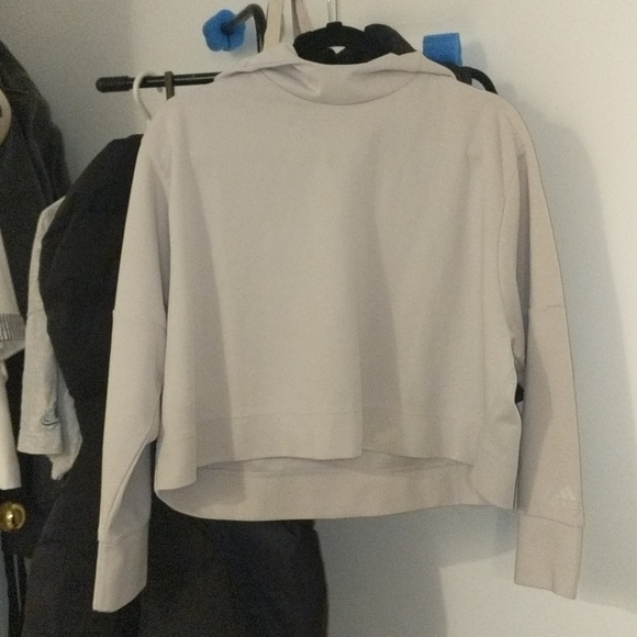 adidas Tops - Adidas cropped hoodie size L